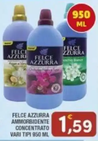 FELCE AZZURRA AMMORBIDENTE CONCENTRATO VARI TIPI 950 ML