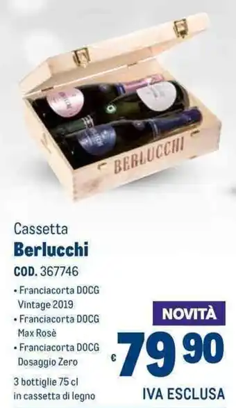 Metro Cassetta Berlucchi offerta