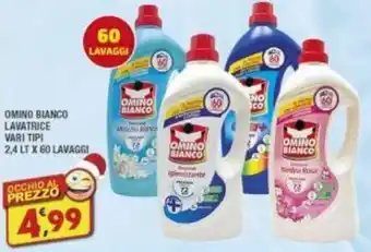 Maury's OMINO BIANCO LAVATRICE VARI TIPI 2,4 LT X 60 LAVAGGI offerta