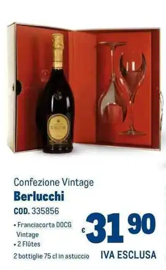 Metro Confezione Vintage Berlucchi offerta
