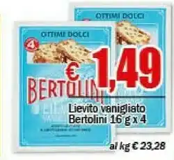 Bertolin Lievito Vanigliato