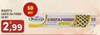 MAURY'S CARTA DA FORNO 50 MT