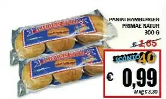 Primae natur 4 Panini Megaburger American Style 300 G(ml)
