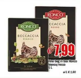 Ronco Vino Bag In Box Bianco/ Rosso