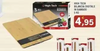 Maury's HIGH TECH BILANCIA DIGITALE IN BAMBOO 5 KG offerta