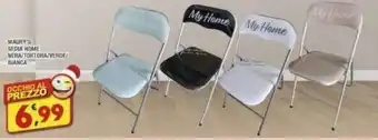 Maury's MAURY'S SEDIA HOME NERA/TORTORA/VERDE! BIANCA offerta