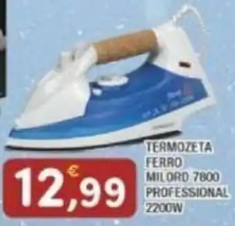Maury's TERMOZETA FERRO MILORD 7800 PROFESSIONAL 2200W offerta