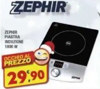 ZEPHIR PIASTRA INDUZIONE 1800W