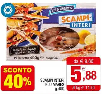 SCAMPI INTERI BLU MARES g 400