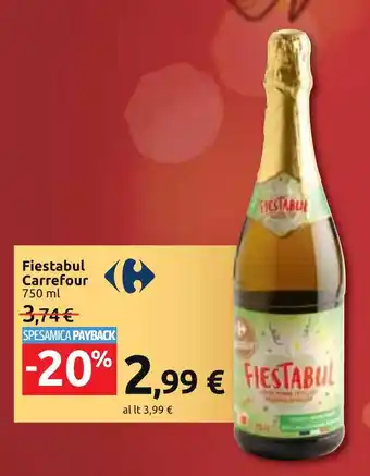 Carrefour Fiestabul Carrefour 750 ml offerta