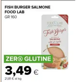Tigre Food Lab - Fishburger Solo Filetto Di Salmone 160 G(ml) offerta