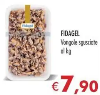 FIDAGEL Vongole sgusciate al kg