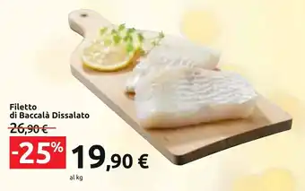 Carrefour Filetto di Baccalà Dissalato offerta