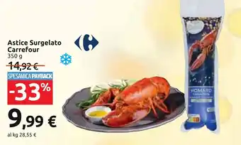 Carrefour Astice Surgelato Carrefour 350 g offerta