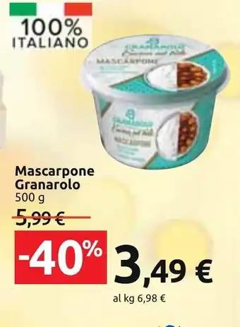 Carrefour Mascarpone Granarolo 500 g offerta