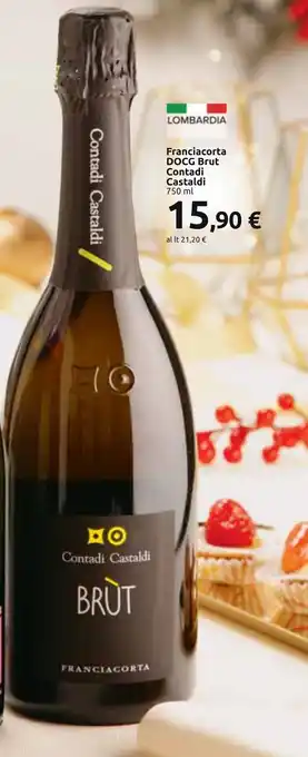 Carrefour Franciacorta DOCG Brut Contadi Castaldi 750 ml offerta