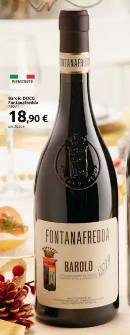 Carrefour Barolo DOCG Fontanafredda 750 ml offerta