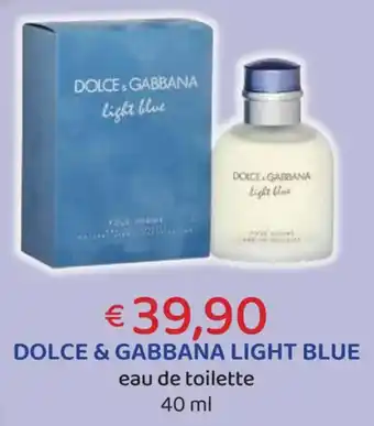 Acqua & Sapone DOLCE & GABBANA LIGHT BLUE eau de toilette 40 ml offerta