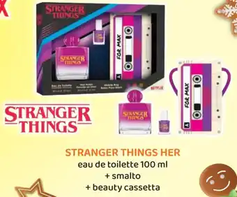 Acqua & Sapone STRANGER THINGS HER eau de toilette 100 ml + smalto + beauty cassetta offerta