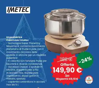 Impastatrice Cake Lover Imetec