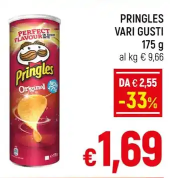 A&O PRINGLES VARI GUSTI 175 g offerta