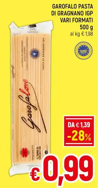 A&O GAROFALO PASTA DI GRAGNANO IGP VARI FORMATI 500 g offerta