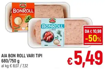 A&O AIA BON ROLL VARI TIPI 680/750 g offerta