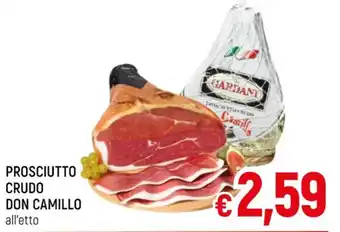 A&O PROSCIUTTO CRUDO DON CAMILLO all'etto offerta
