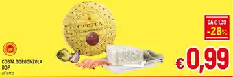 A&O COSTA GORGONZOLA DOP all'etto offerta