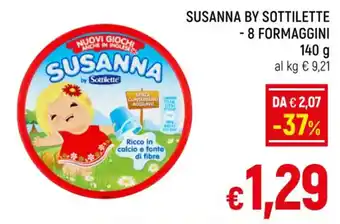 A&O SUSANNA BY SOTTILETTE 8 FORMAGGINI 140 g offerta