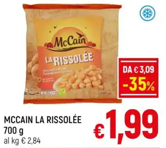 A&O MCCAIN LA RISSOLÉE 700 g offerta