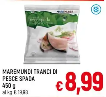 A&O MAREMUNDI TRANCI DI PESCE SPADA 450 g offerta
