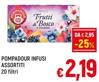 A&O POMPADOUR INFUSI ASSORTITI 20 filtri offerta