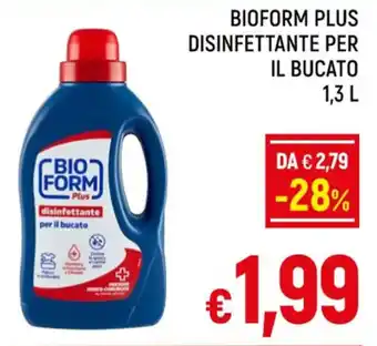 BIOFORM PLUS DISINFETTANTE PER IL BUCATO 1,3 L
