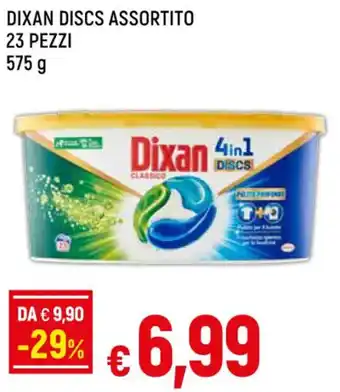 Famila Superstore DIXAN DISCS ASSORTITO 23 PEZZI 575 g offerta