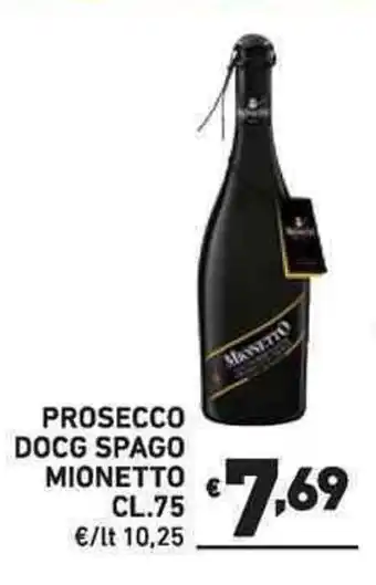 Ok Market PROSECCO DOCG SPAGO MIONETTO CL.75 offerta