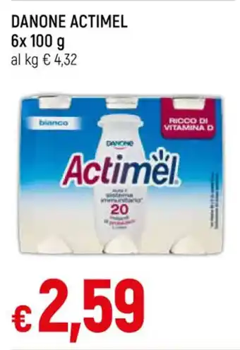 Famila Superstore DANONE ACTIMEL 6x 100 g offerta