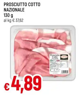 Famila Superstore PROSCIUTTO COTTO NAZIONALE 130 g offerta