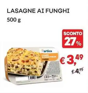 LASAGNE AI FUNGHI 500 g