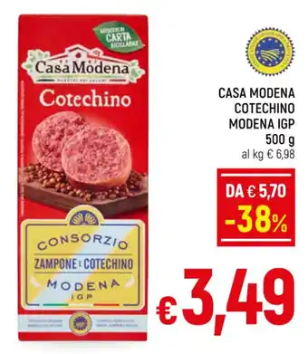 CASA MODENA COTECHINO MODENA IGP 500 g