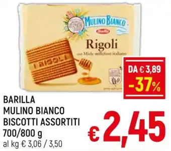 BARILLA MULINO BIANCO BISCOTTI ASSORTITI 700/800 g