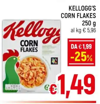 Famila Market KELLOGG'S CORN FLAKES 250 g offerta