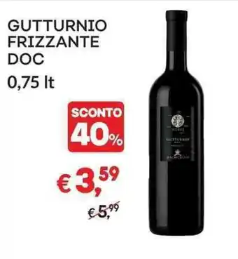 Gelmarket GUTTURNIO FRIZZANTE DOC 0,75 lt offerta