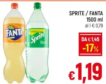 Famila Market SPRITE / FANTA 1500 ml offerta