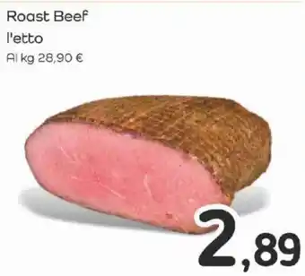 Famila Roast Beef l'etto offerta