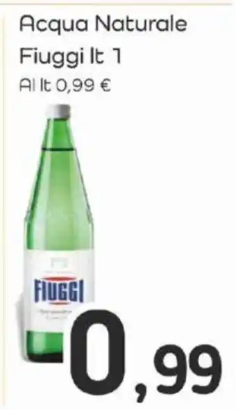 Famila Acqua Naturale Fiuggi lt 1 offerta