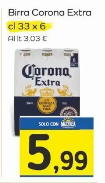 Famila Birra Corona Extra cl 33 x 6 offerta