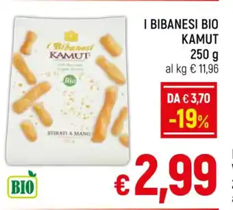 Famila Market I BIBANESI BIO KAMUT 250 g offerta