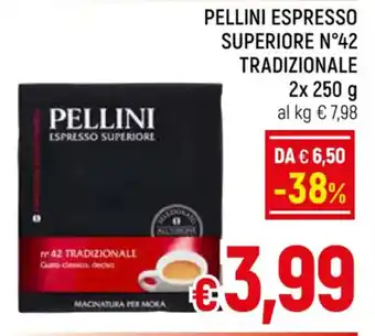 PELLINI ESPRESSO SUPERIORE N°42 TRADIZIONALE 2 x 250 g
