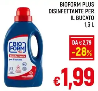BIOFORM PLUS DISINFETTANTE PER IL BUCATO 1,3 L